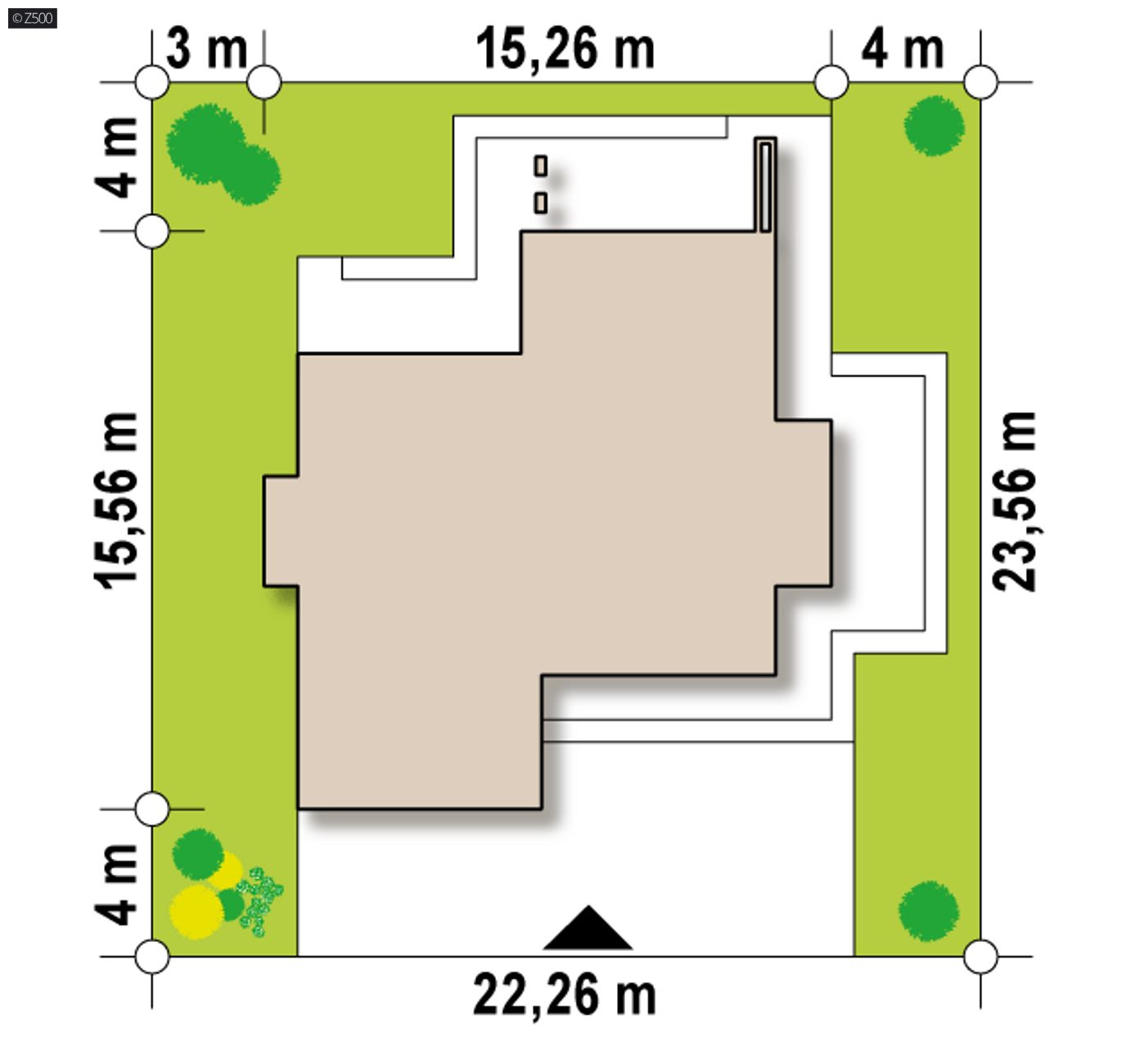 Home project  - Wariant Zr17 bez kondygnacji podziemnej