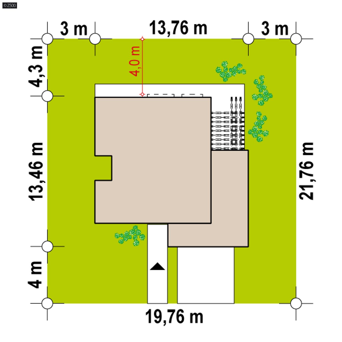 Home project  - Nowoczesny dom piętrowy dużymi przeszkleniami i garażem dwustanowiskowym.