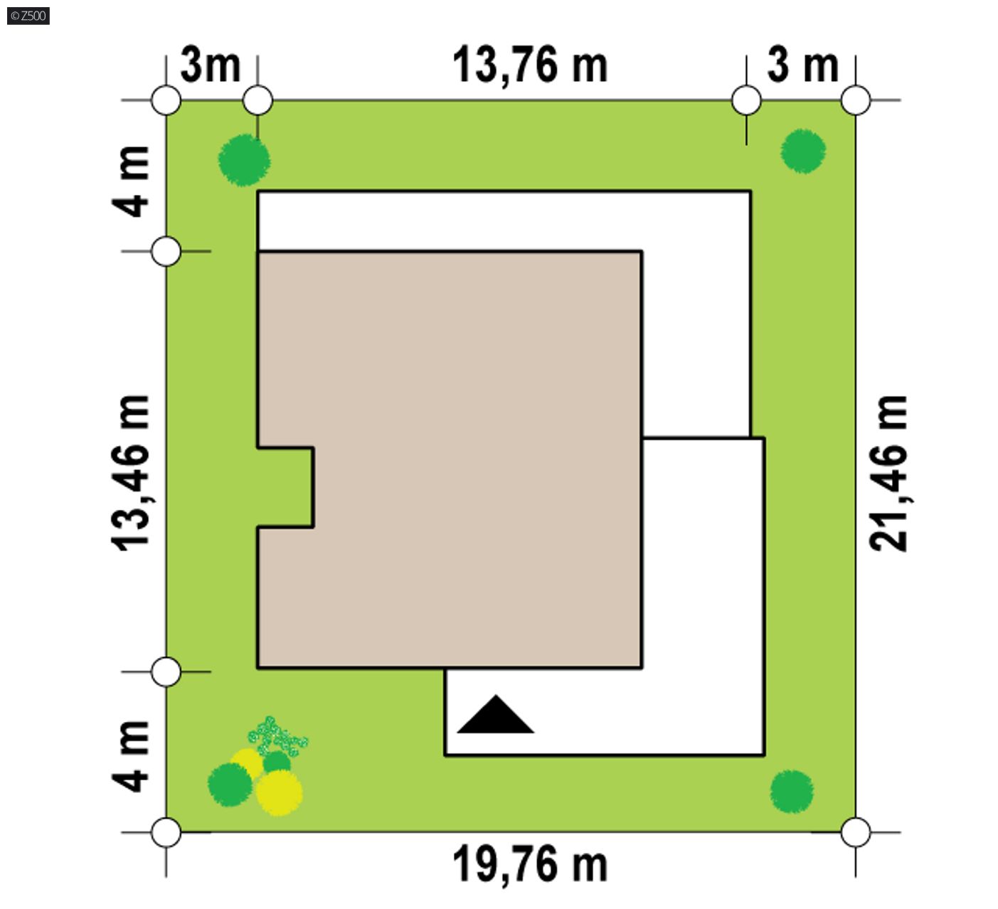 Home project  - Nowoczesny dom piętrowy z dużymi przeszkleniami i garażem dwustanowiskowym.