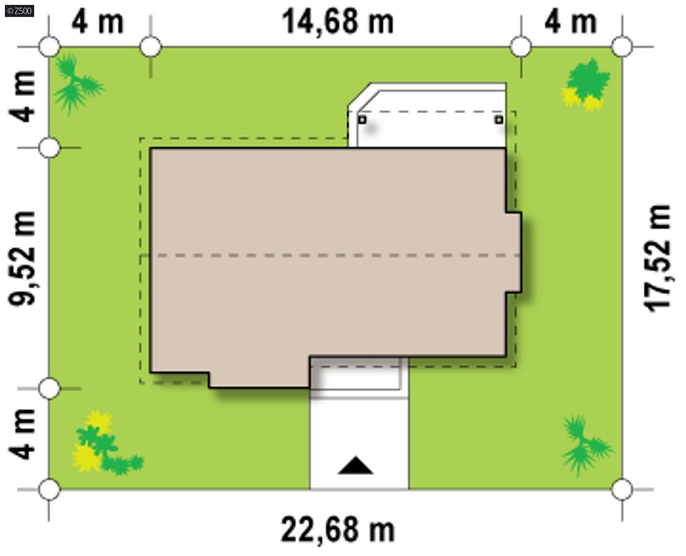 Mājas projekts  - Vienstāvu mājas projekts  SIP paneļu tehnloģijā  - Z93 HB