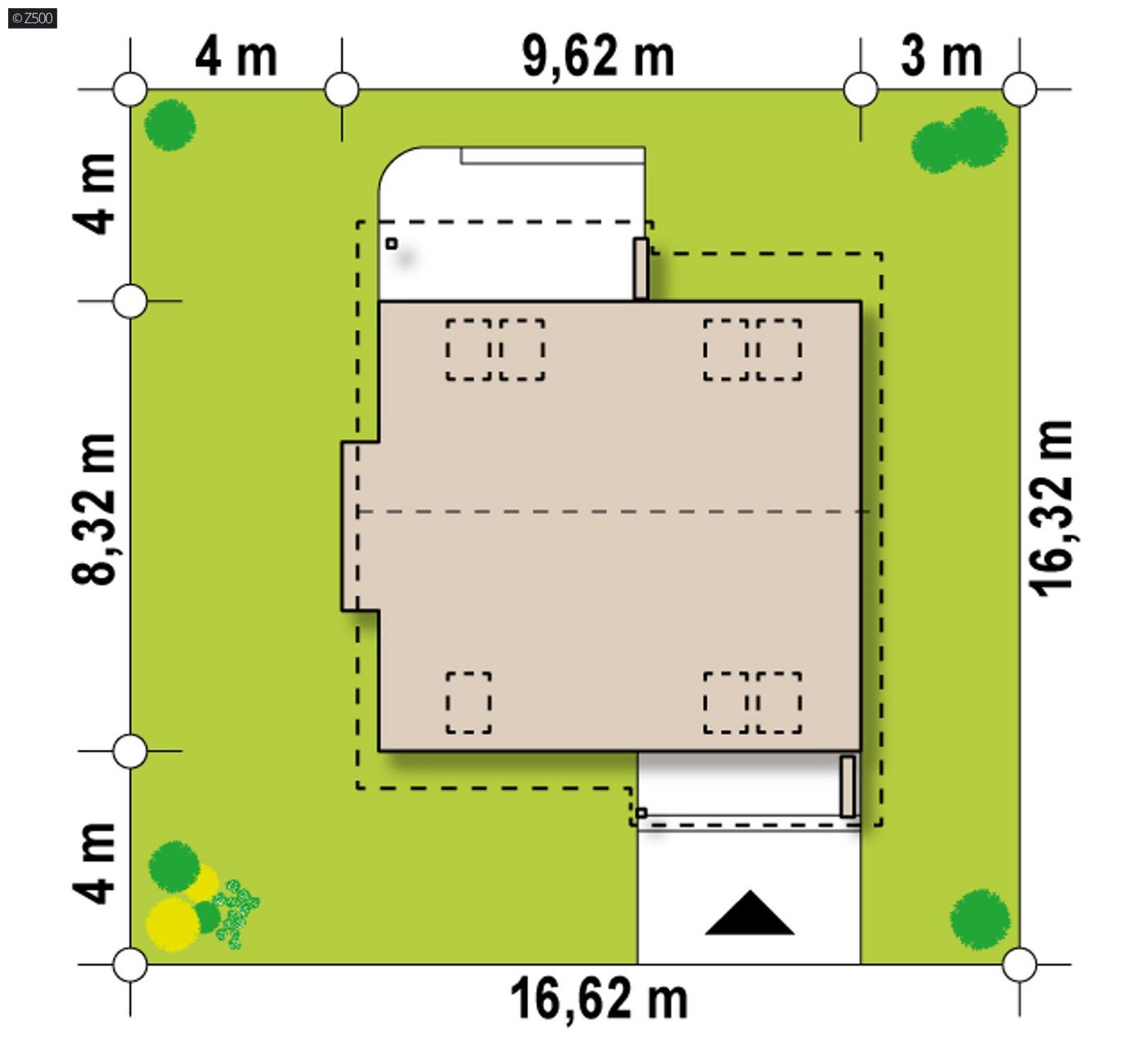 Mājas projekts  - Divstāvu mājas projekts  SIP paneļu tehnloģijā  - Z102 HB