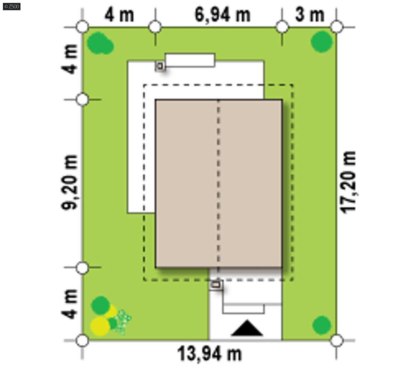 Mājas projekts  - Divstāvu mājas projekts SIP paneļu tehnloģijā - Z297 HB
