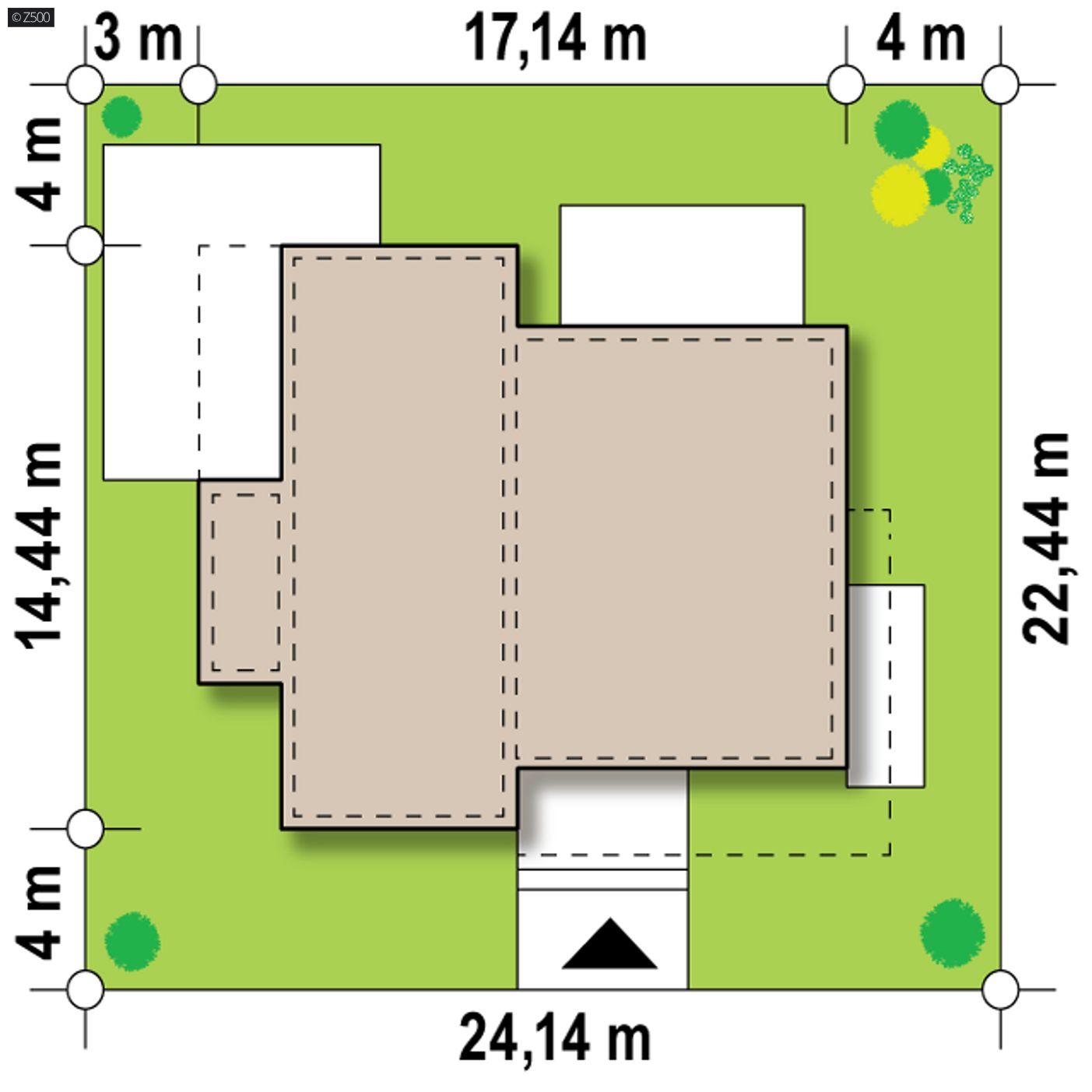Home project  - Komfortowy dom parterowy o nowoczesnym wyglądzie z linii modern.