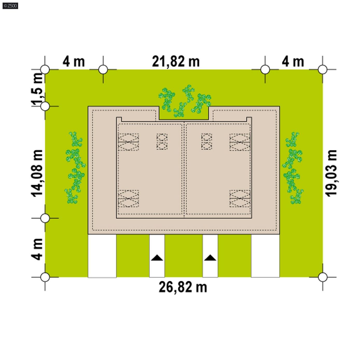 Mājas projekts  - Mūsdienīgs mājas projekts ar bēniņiem - Zb34