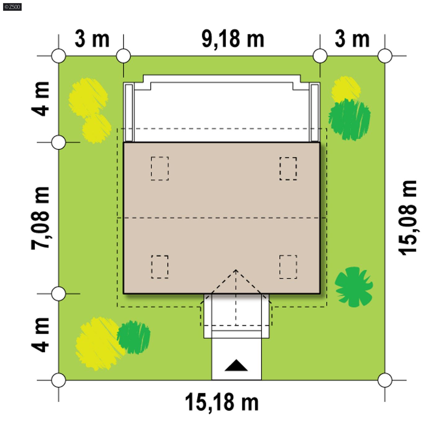 Home project  - Mały dom, tani i łatwy w budowie, idealny także na małą działkę (sezonowy)