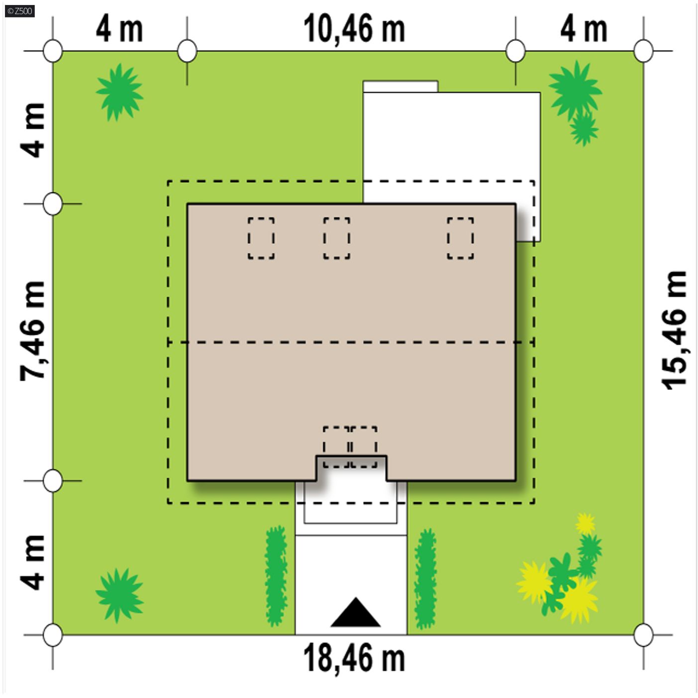 Home project  - Projekt domu na małą działkę, tani w budowie, ekonomiczny w użytkowaniu.