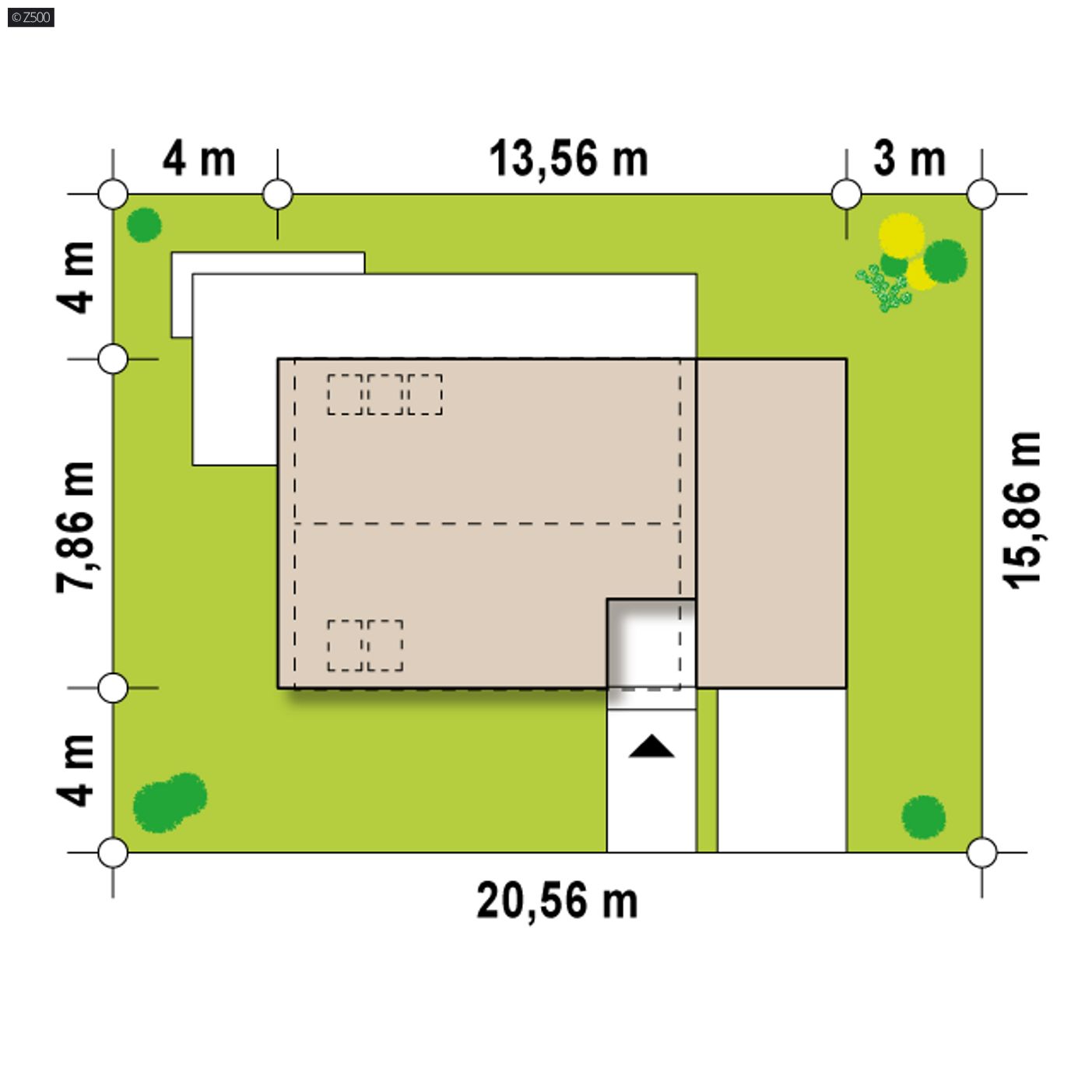 Home project  - Wersja z garażem po prawej stronie