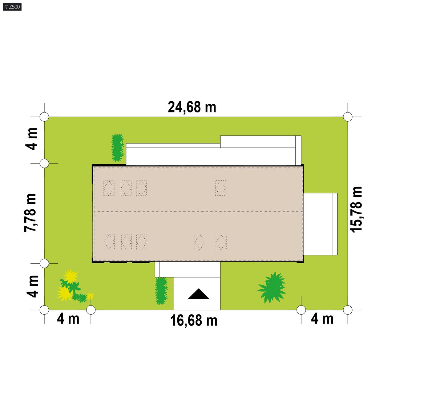 Home project  - Nowoczesny dom z poddaszem, antresolą, 3 pokoje i garaż