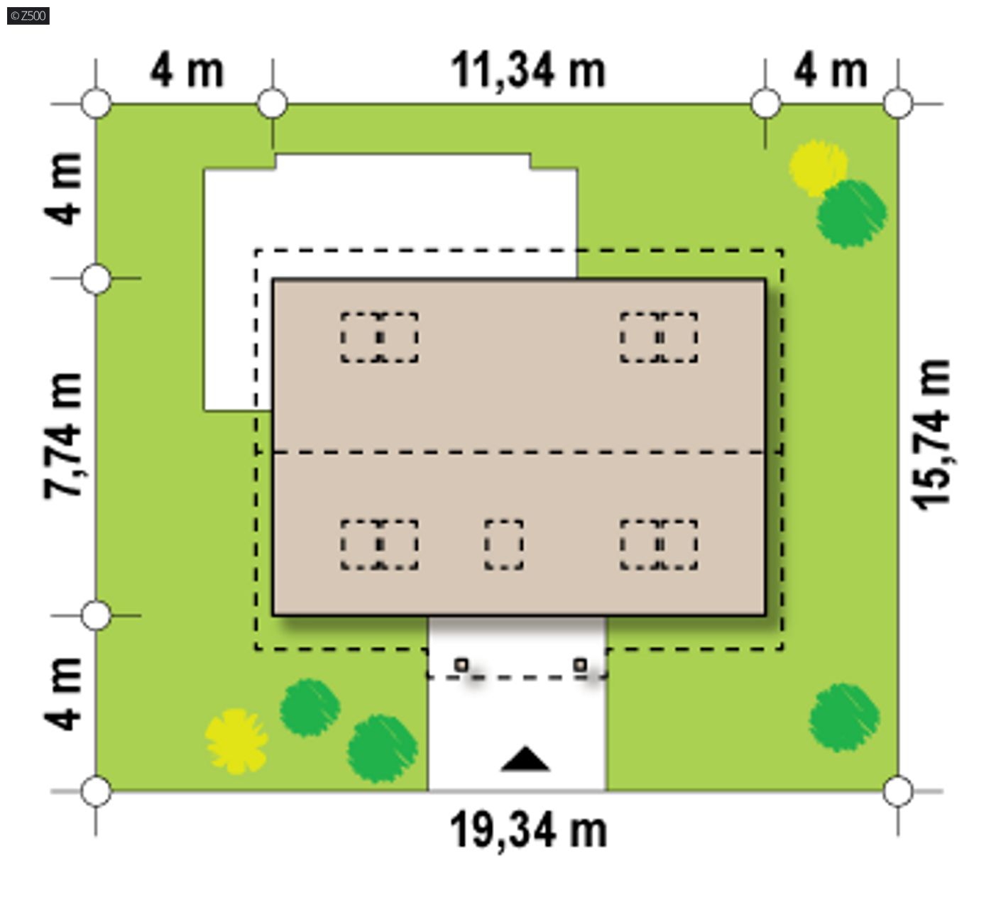 Home project  - Wygodny dom z poddaszem użytkowym oraz ogrzewaniem na eko-groszek.