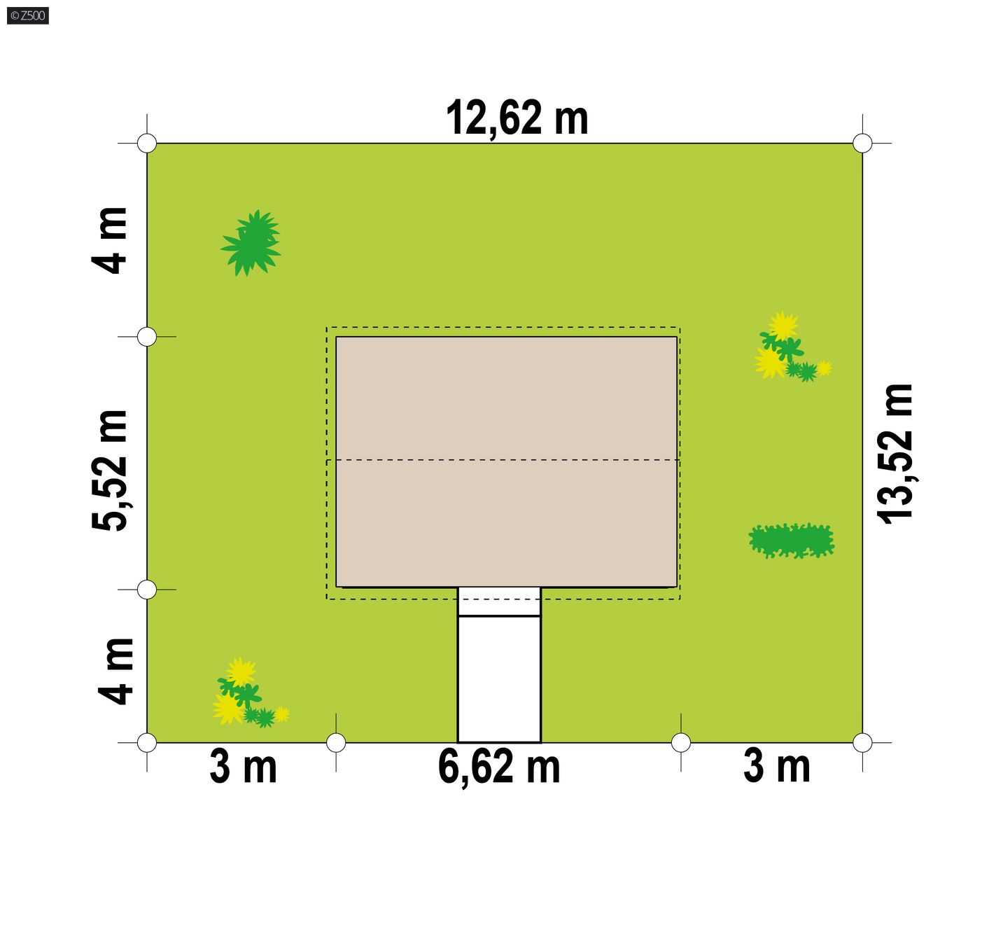 Home project  - Budynek rekreacji indywidualnej o powierzchni zabudowy 35m2 na zgłoszenie