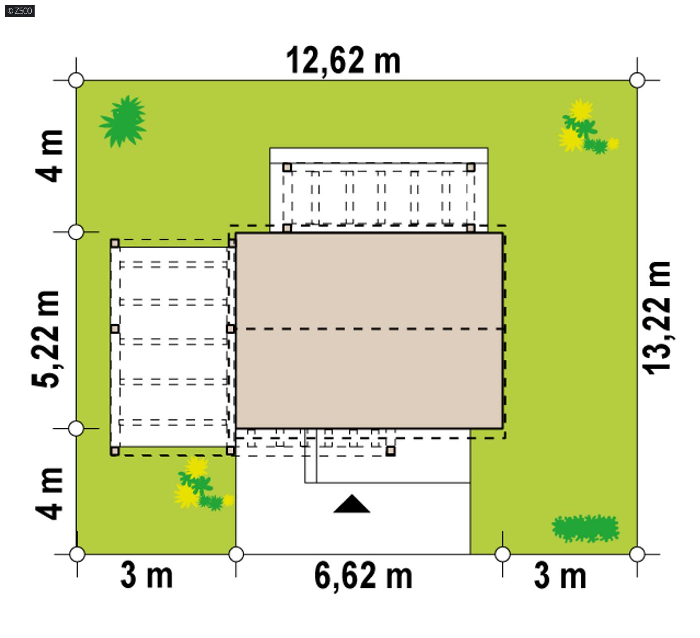 Gotowy projekt domu  - Dom jednorodzinny całoroczny o powierzchni zabudowy do 35m2