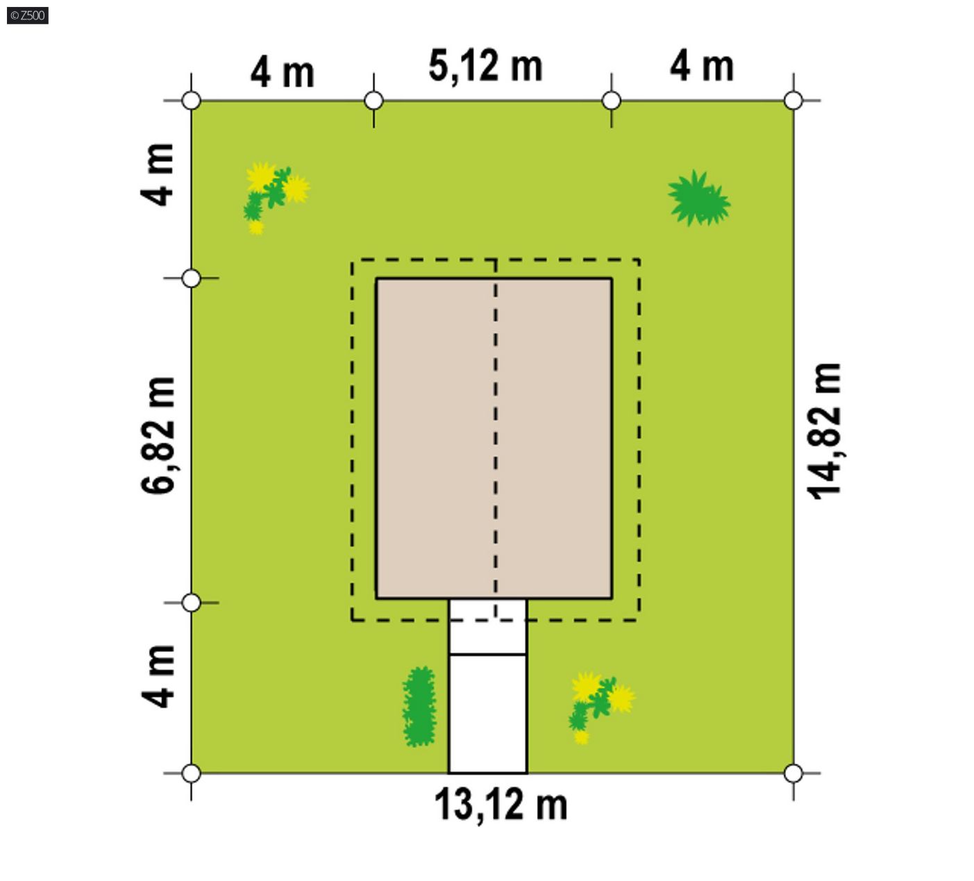 Namo projektas  - Budynek rekreacji indywidualnej o powierzchni zabudowy 35m2 na zgłoszenie