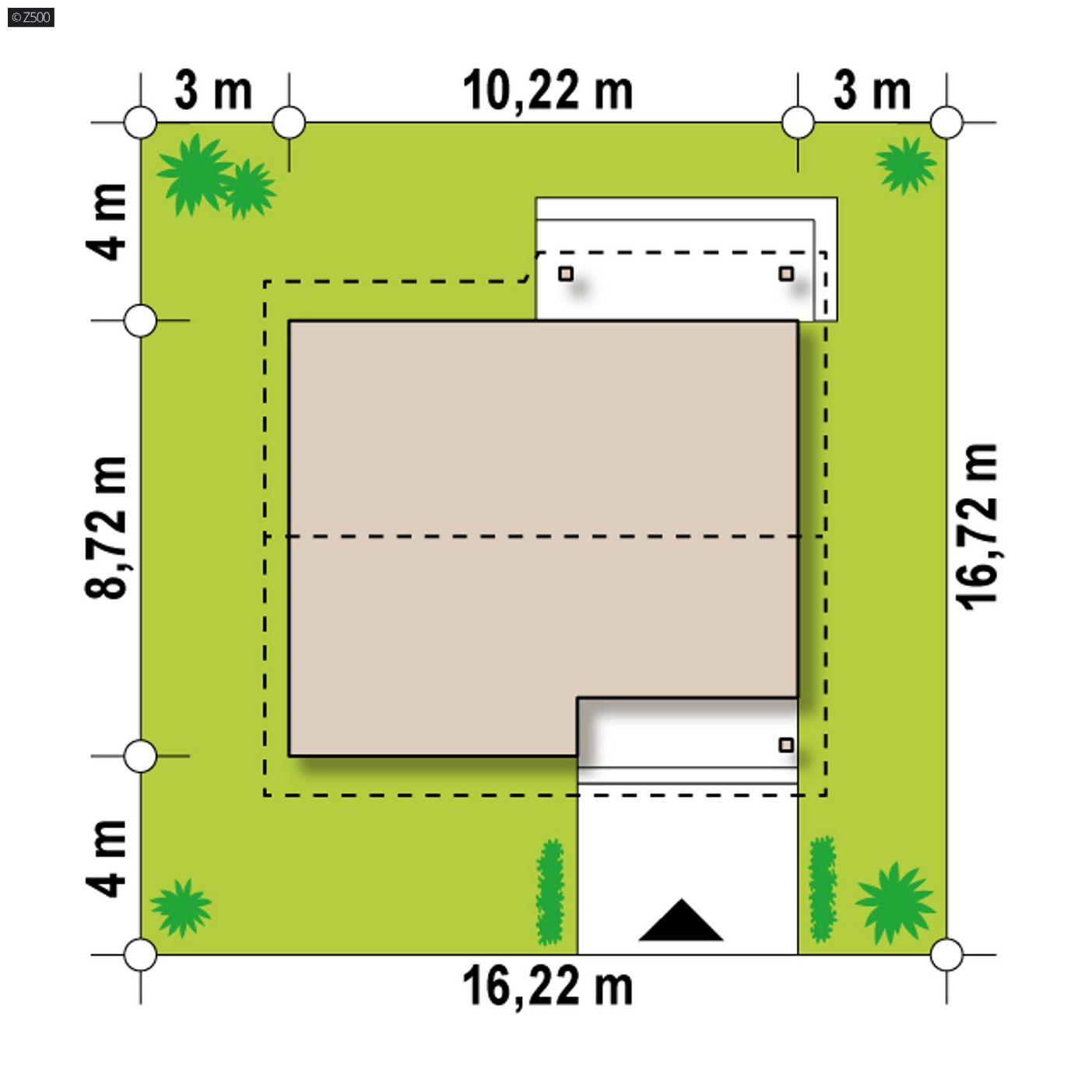 Gotowy projekt domu  - Projekt z budową