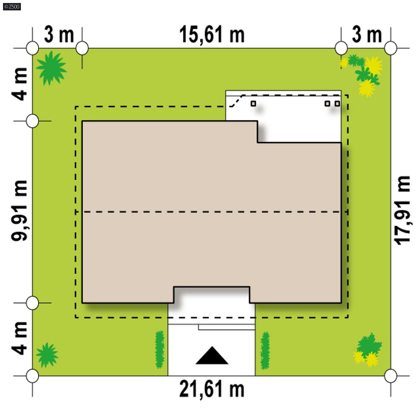Gotowy projekt domu  - Projekt z budową