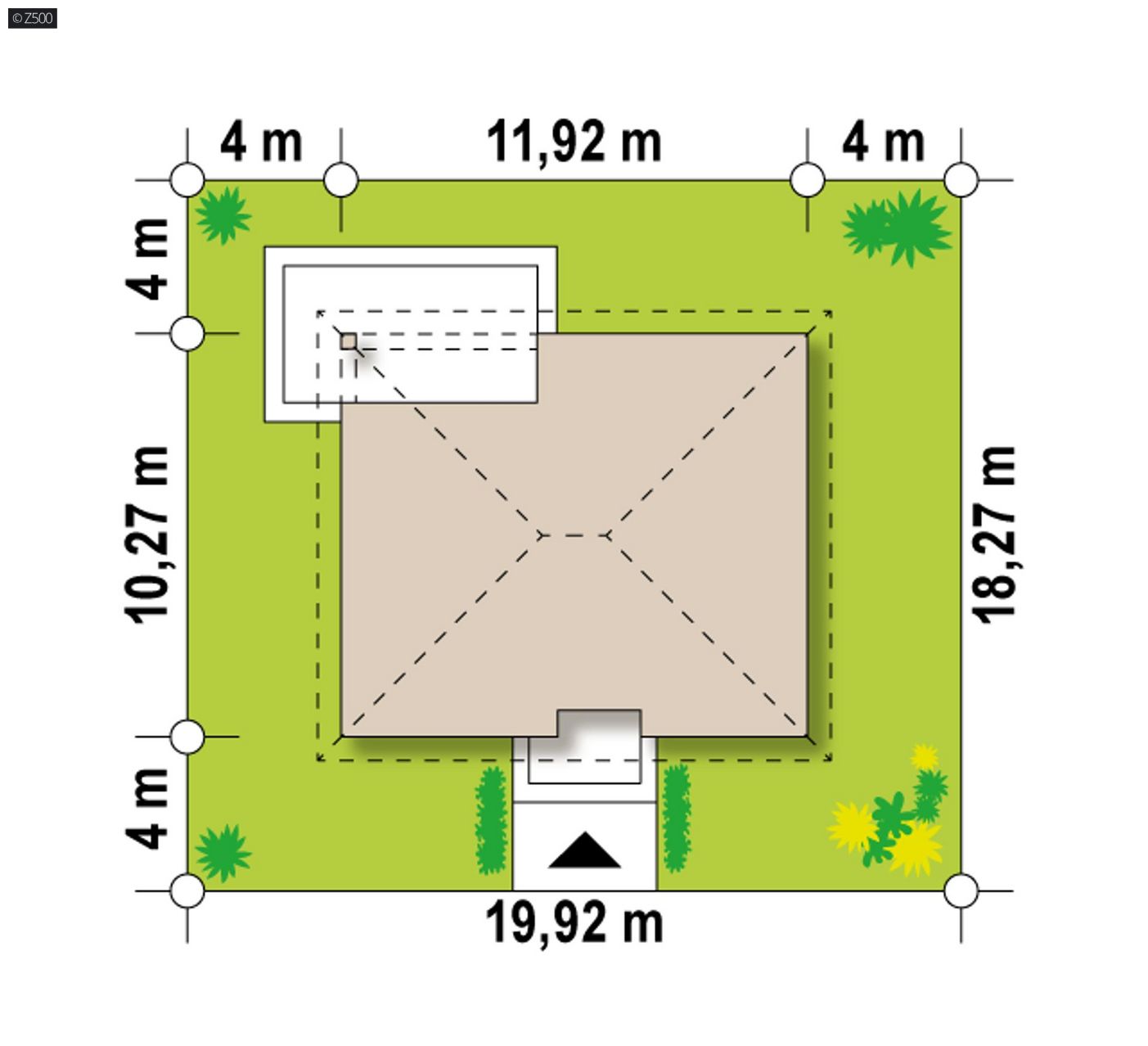 Gotowy projekt domu  - Projekt z budową