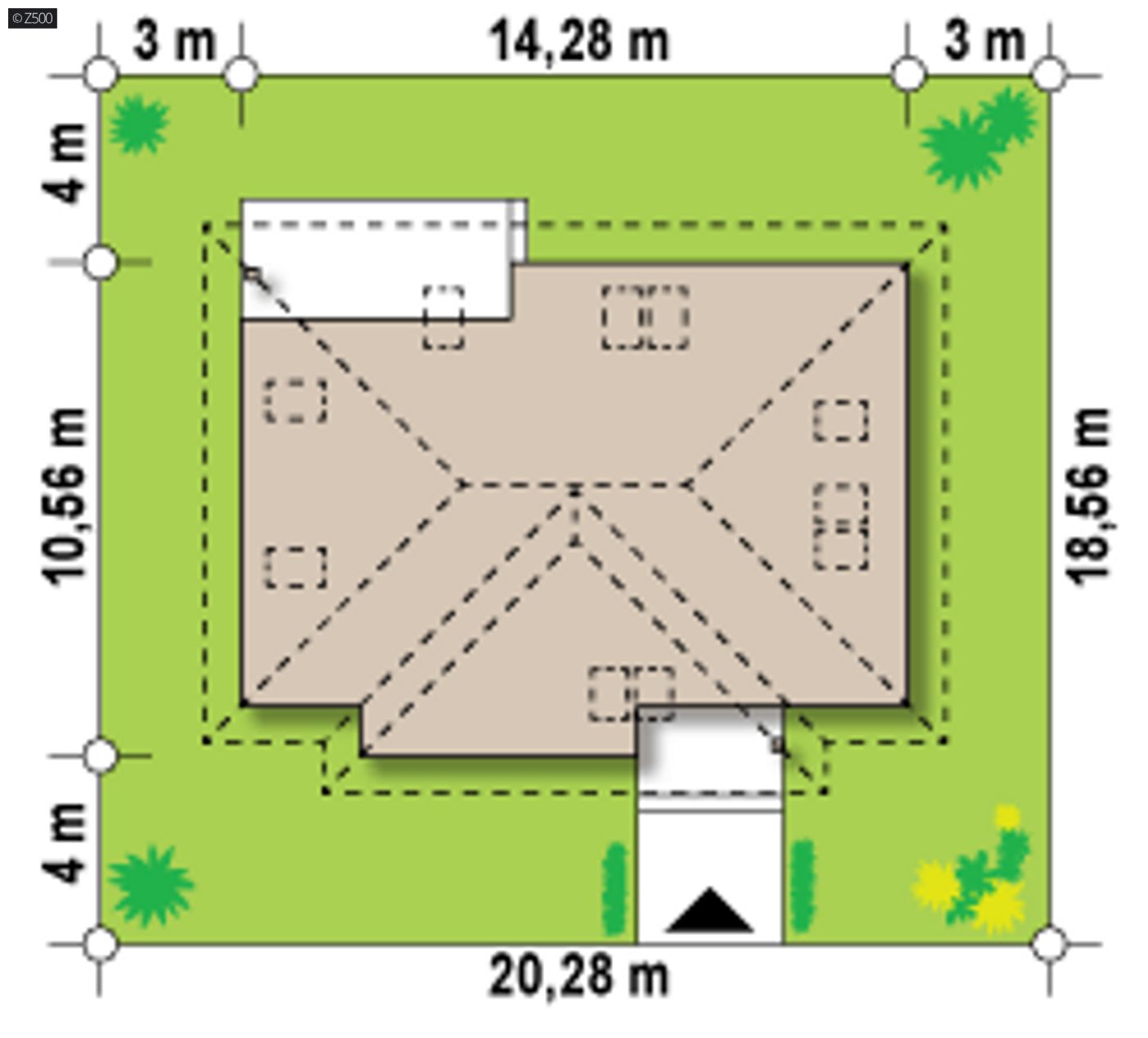 Home project  - ze zmienionym układem pomieszczeń
