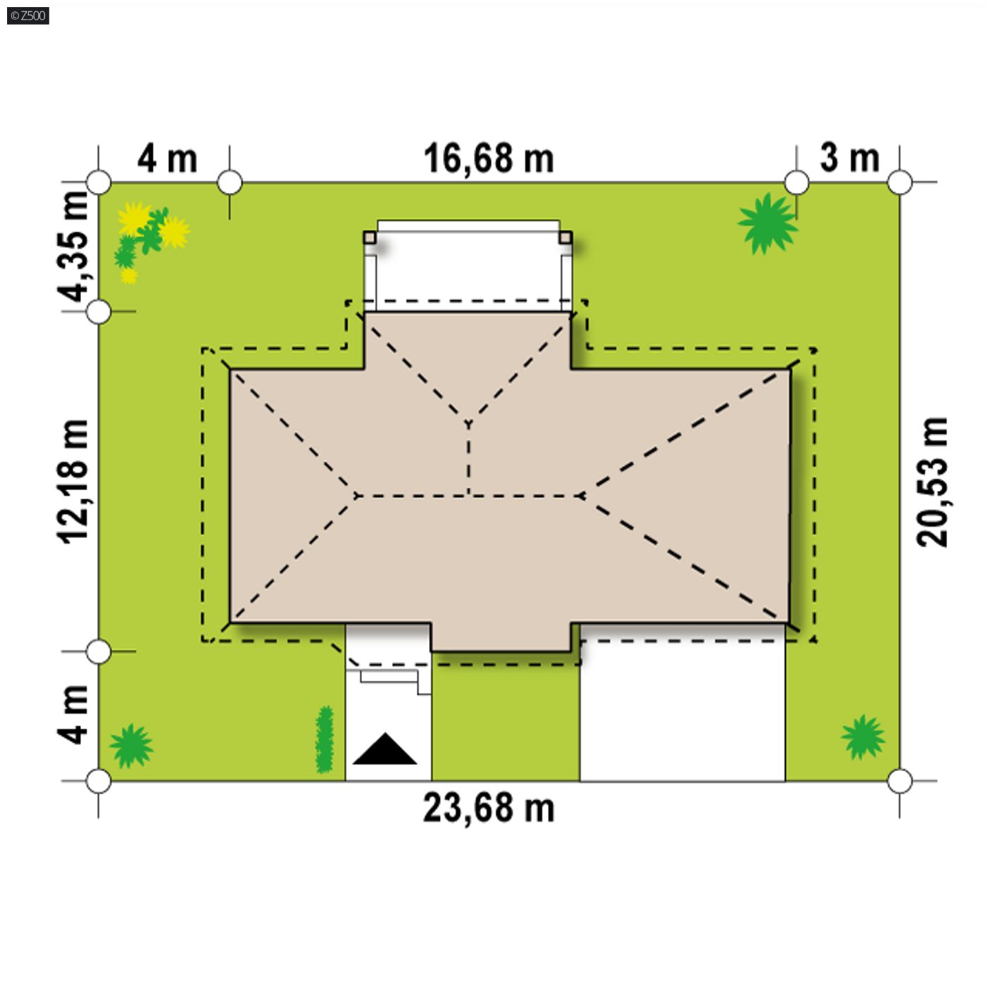 Home project  - z powiększoną powierzchnią użytkową