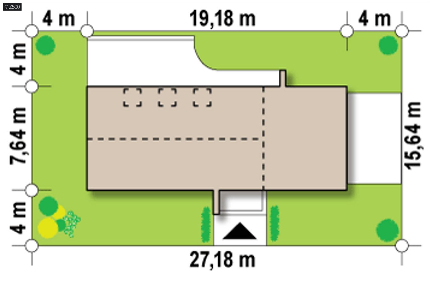 Home project  - wersja z inną propozycją ustawienia ścianek działowych