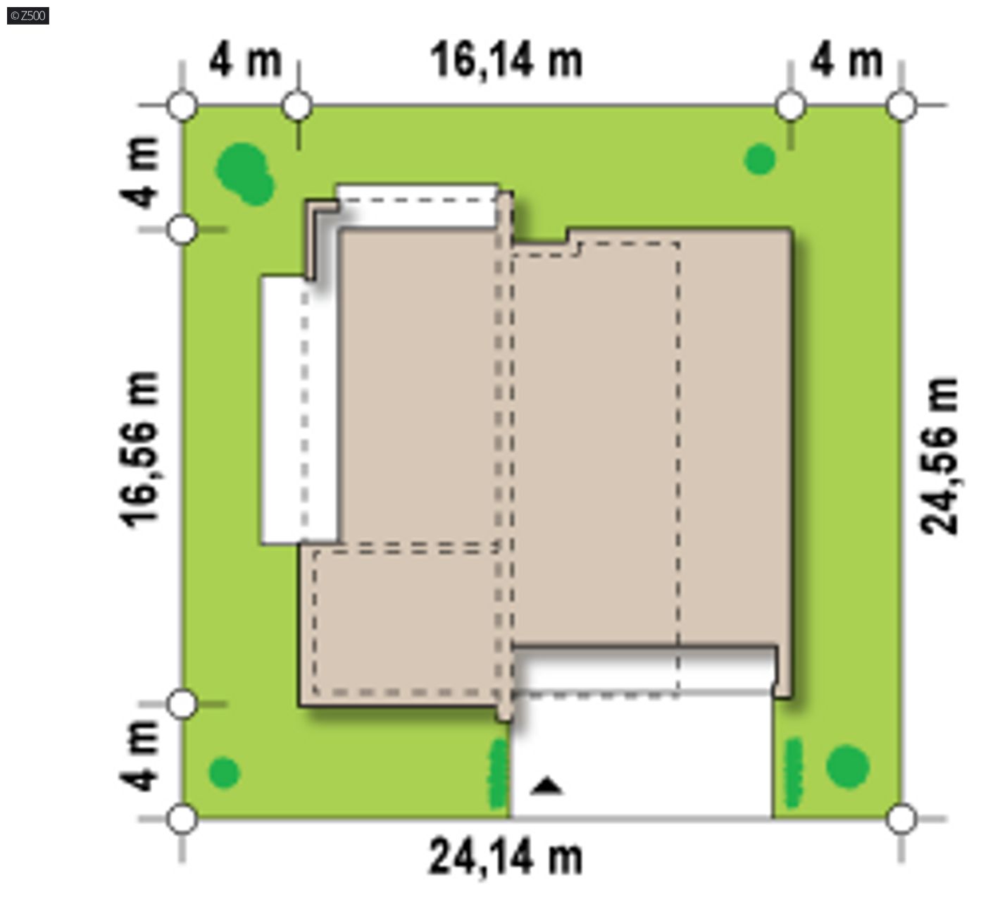 Home project  - z garażem dwustanowiskowym