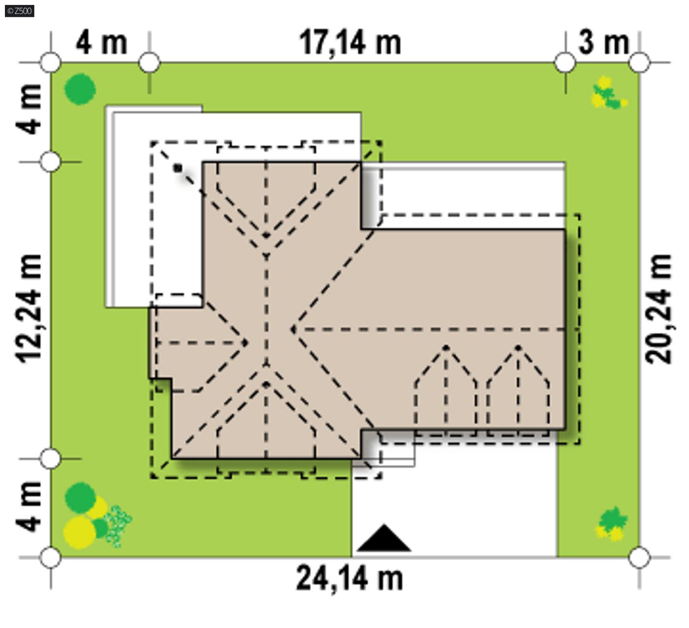 Home project  - Przestronny dom tradycyjny z dodatkową powierzchnią na poddaszu do aranżacji.
