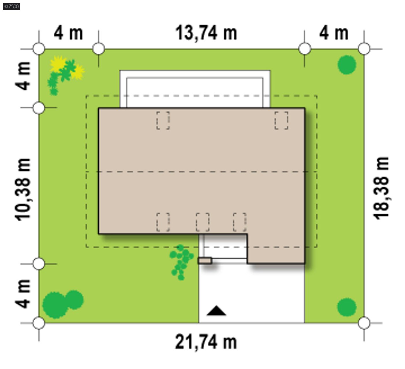 Home project  - Wersja projektu Zx38 ze zmienionym układem funkcjonalnym oraz okapem.