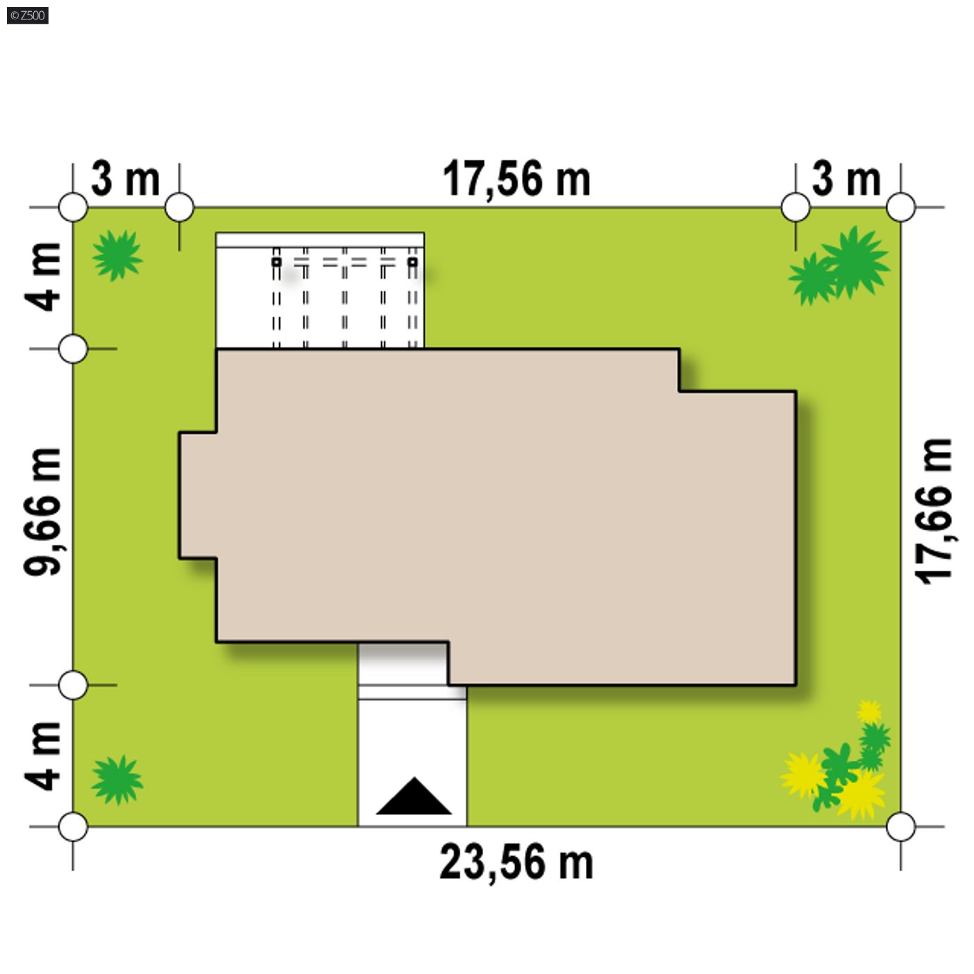 Gotowy projekt domu  - Komfortowy dom parterowy w nowoczesnym stylu 