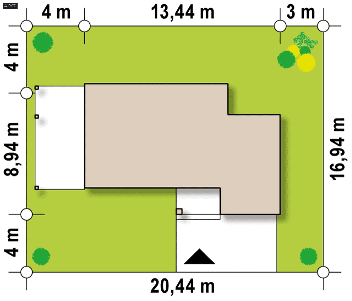 Home project  - Nowoczesny dom z dachem kopertowym
