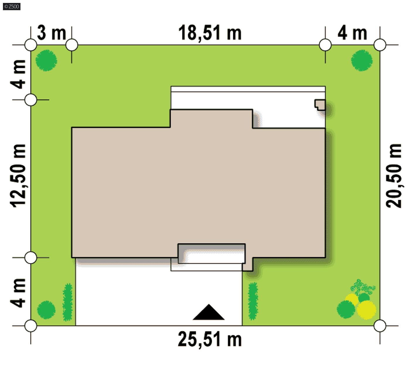 Home project  - Piętrowy dom z dużym salonem i sauną na parterze