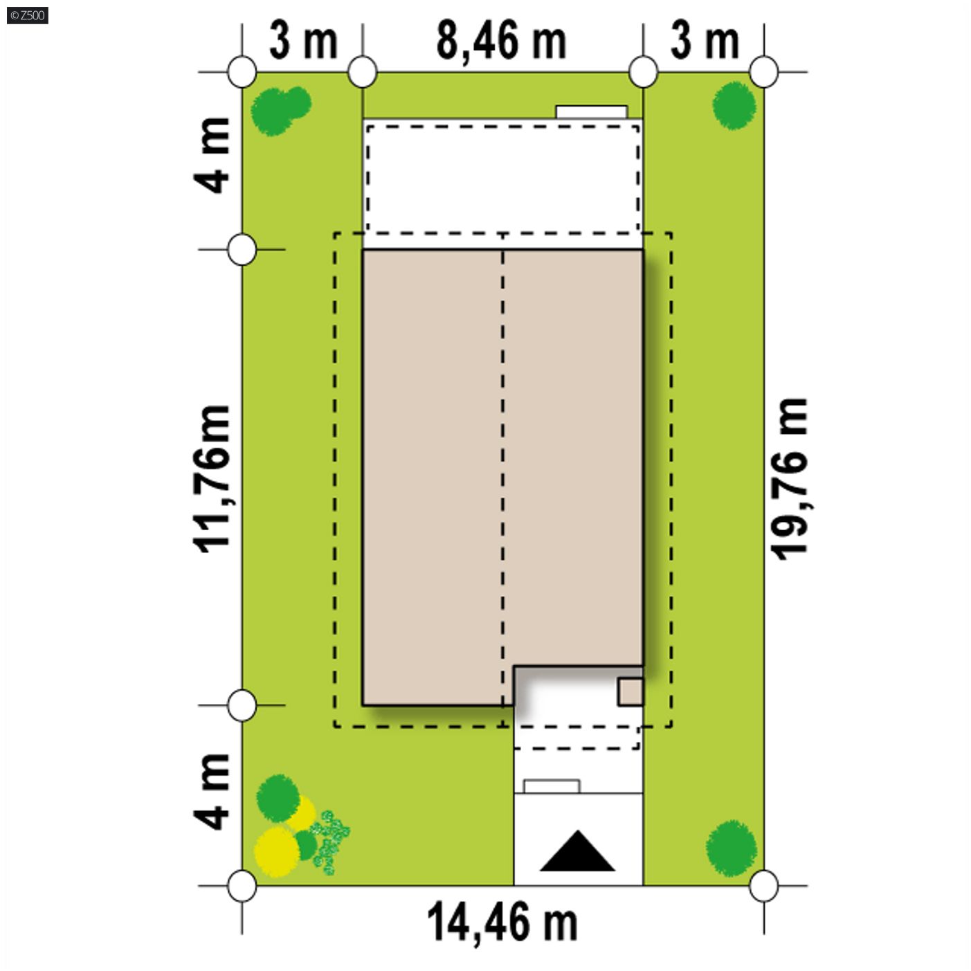 Gotowy projekt domu  - Powiększona i ulepszona wersja projektu