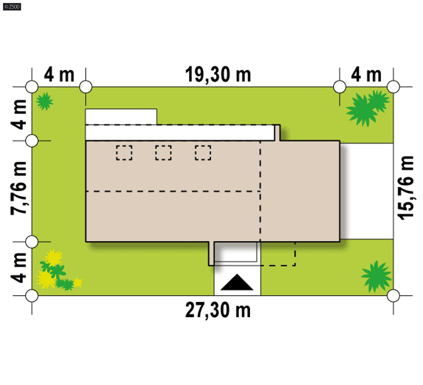 Home project  - Nowoczesny dom dwu-lokalowy z podwójnym garażem