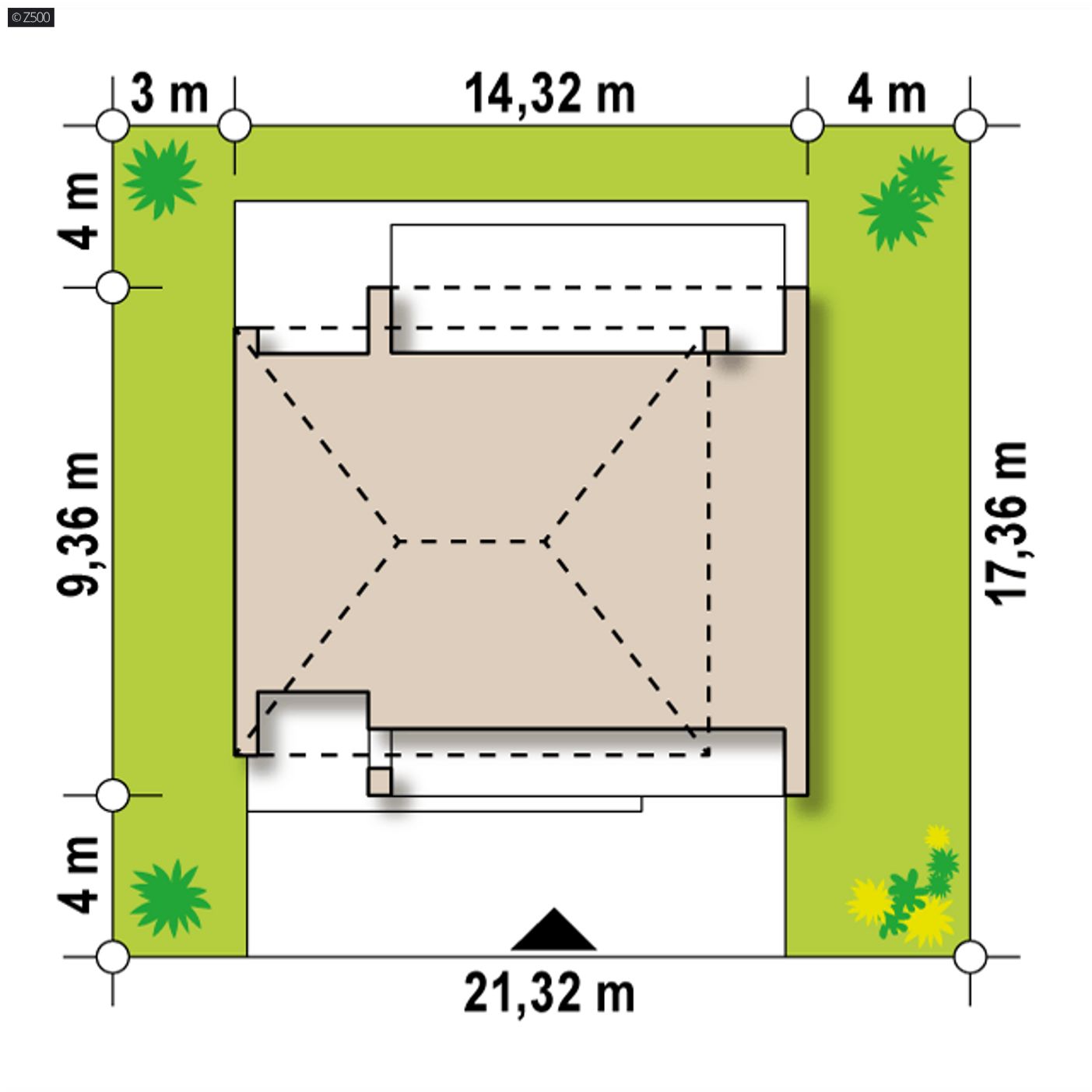 Gotowy projekt domu  - Dwulokalowy dom w tradycyjnym stylu