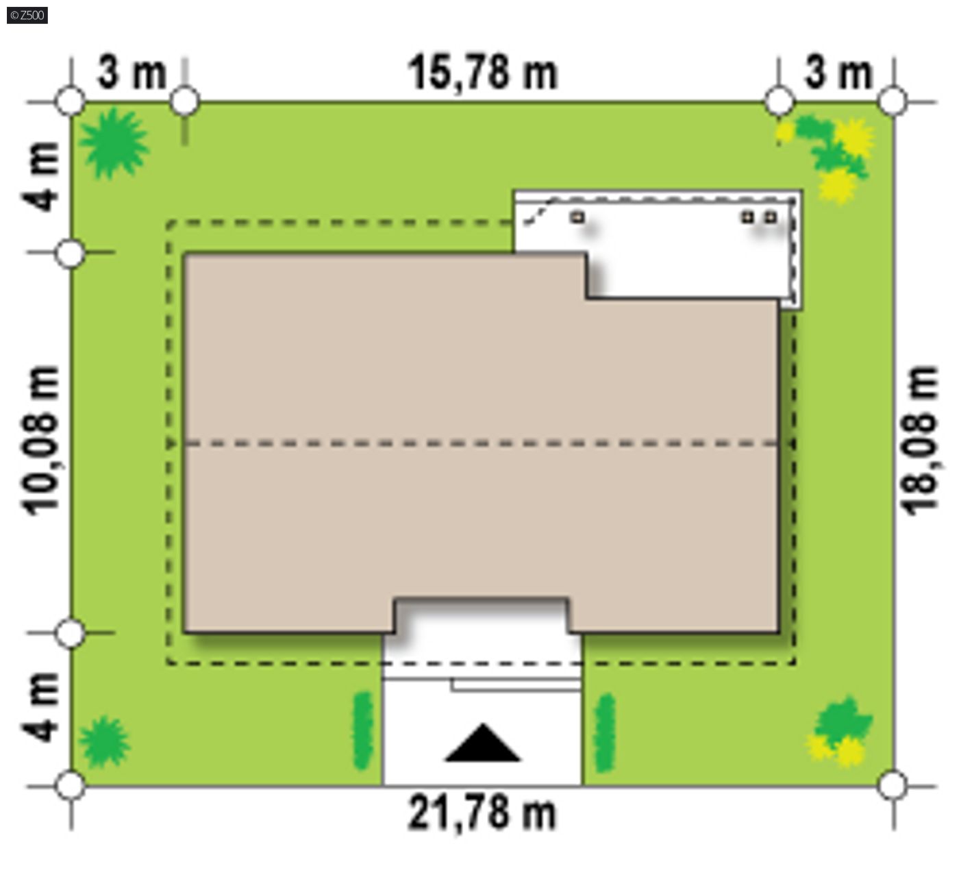 Home project  - Parterowy dom tani w budowie z dużym P.G oraz z opcją zagospodarowania poddasza.