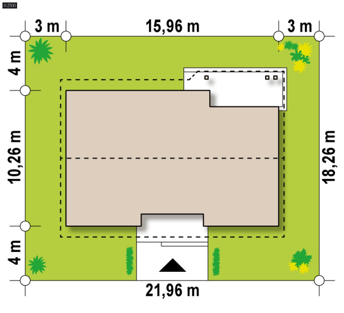 Gotowy projekt domu  - Wersja projektu w standardzie NF40