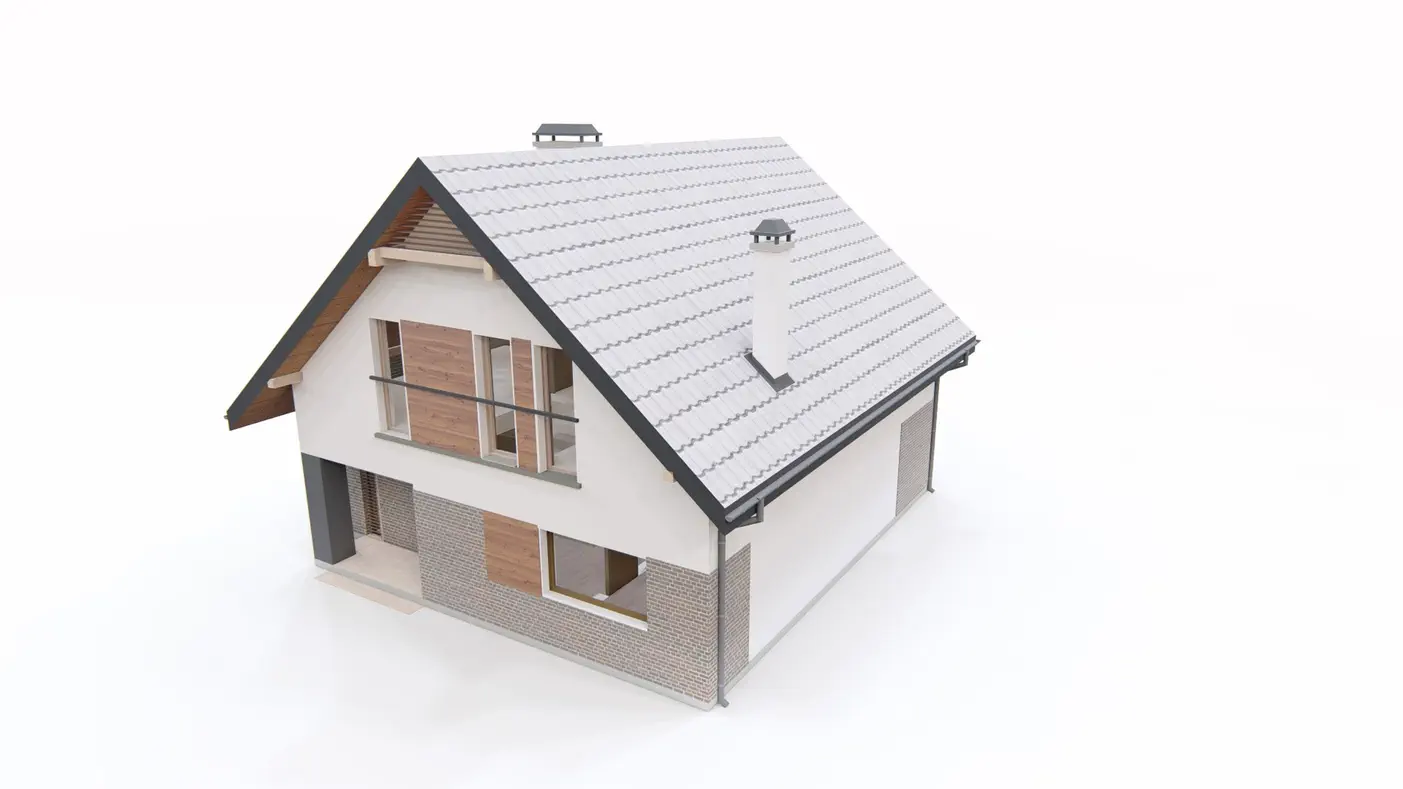 Z134 to wyjątkowy dom z kategorii projekty domów parterowych Gotowy projekt domu - Zgrabny, funkcjonalny dom z przestronną kuchnią, idealny na wąską działkę