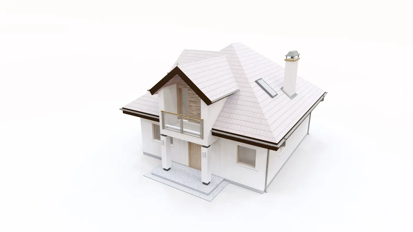 Gotowy projekt domu  - Dom z dachem kopertowym i lukarnami. Funkcjonalne wnętrze i tradycyjny styl.