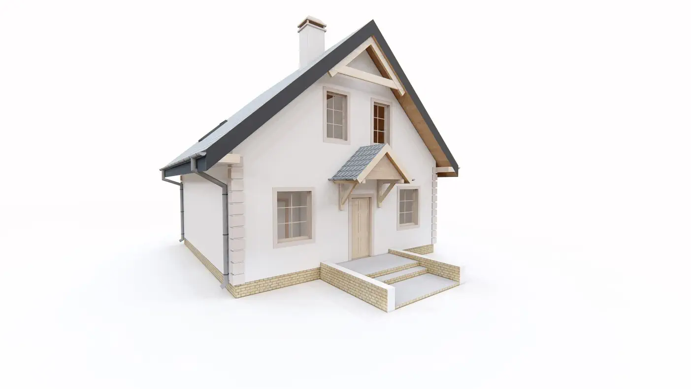 Namo projektas  - Lengvai ir nebrangiai pastatomas erdvus ir funkcionalus namas su mansarda