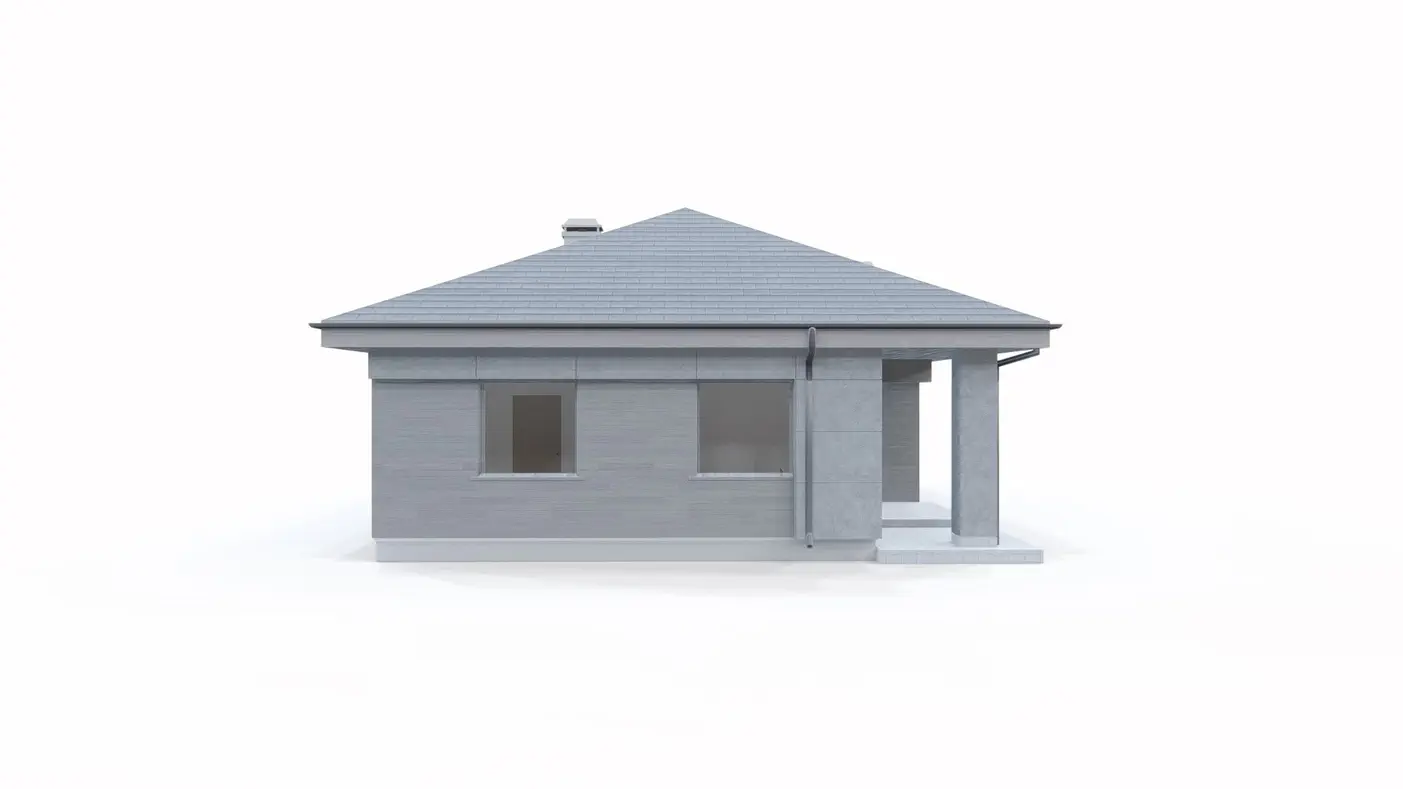 Namo projektas  - Modernus vienaukštis namas