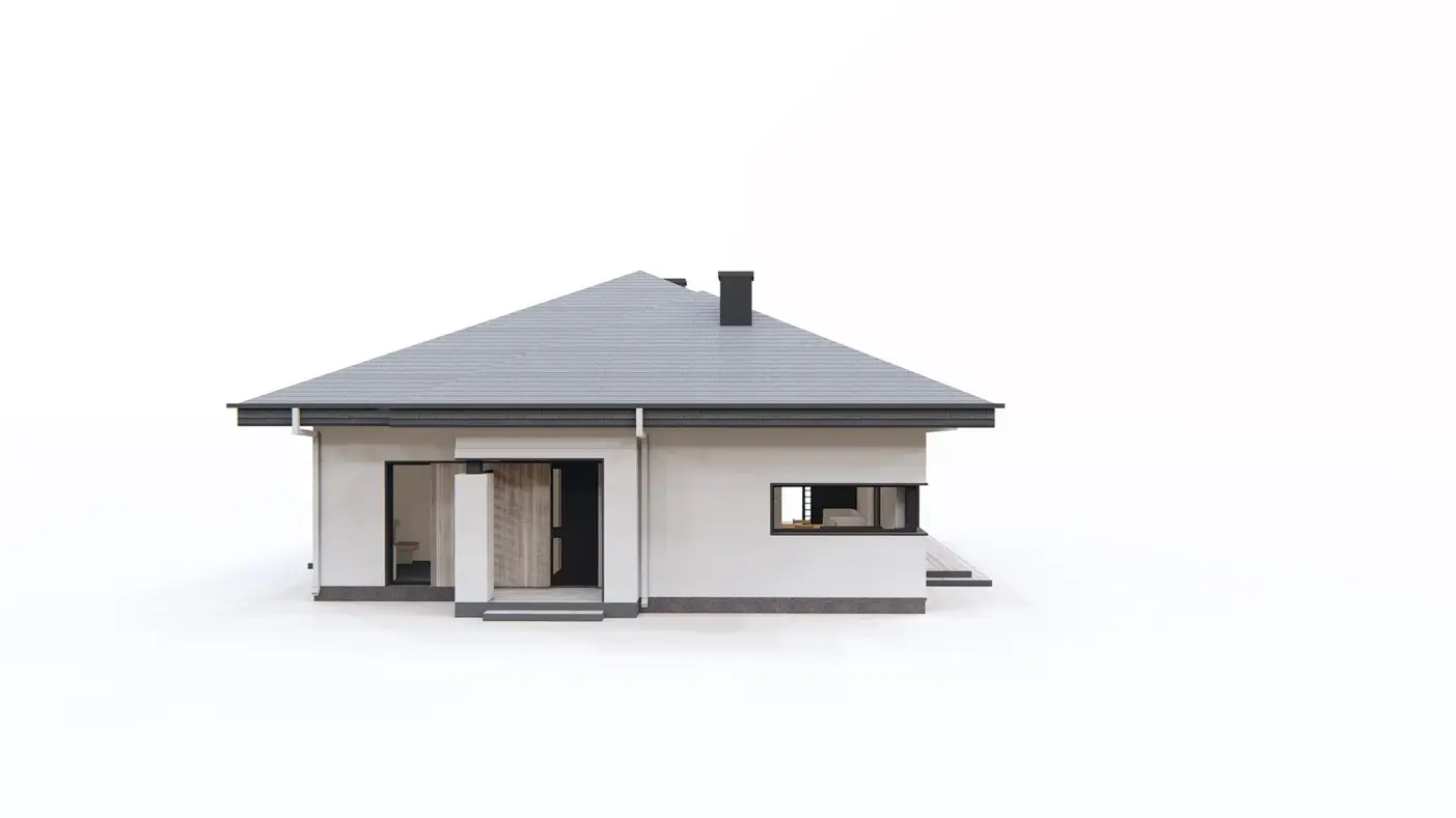 Namo projektas  - Šiuolaikiškas erdvus namas