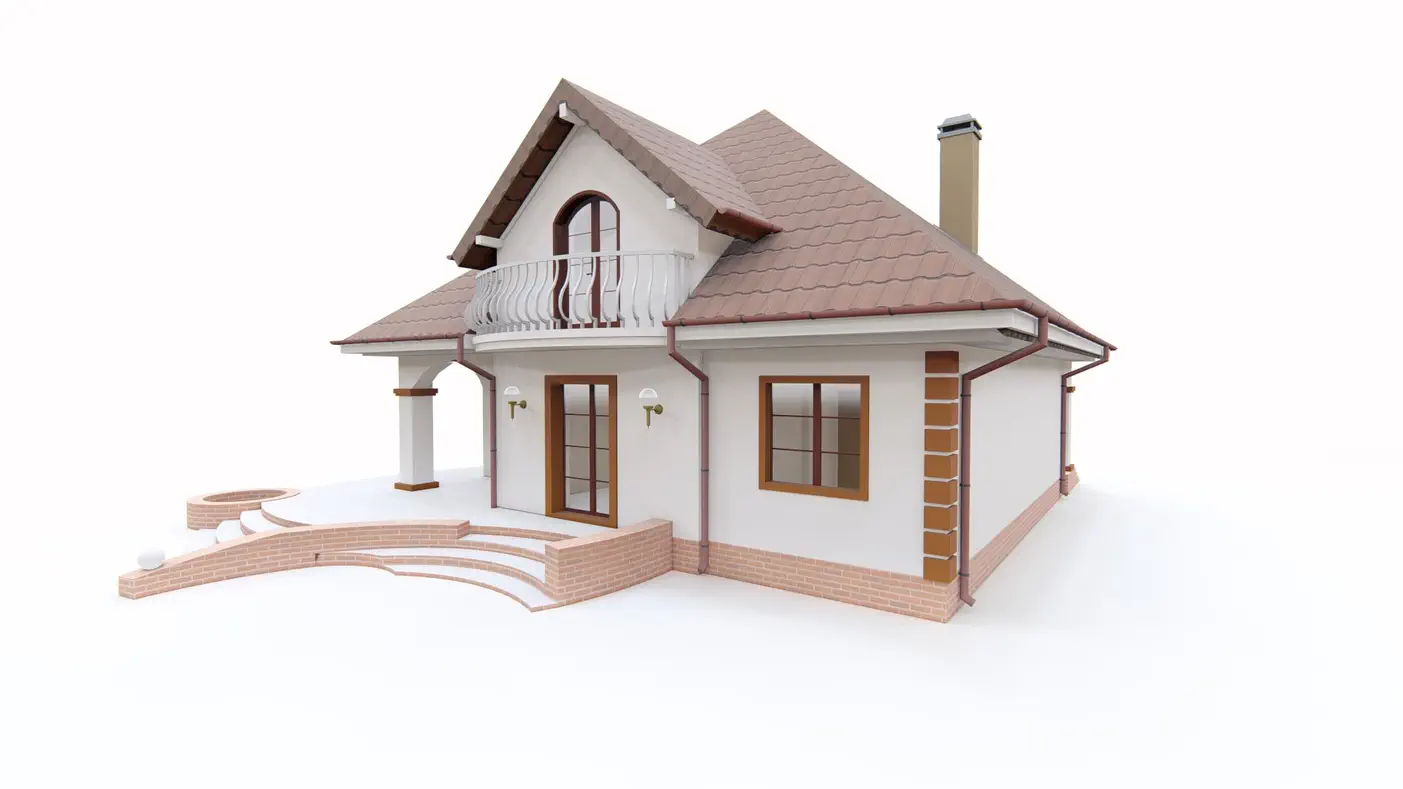 Z18 to wyjątkowy dom z kategorii projekty domów jednorodzinnych Gotowy projekt domu - Elegancki dom z poddaszem w stylu klasycznym, lukarnami i balkonami na piętrze