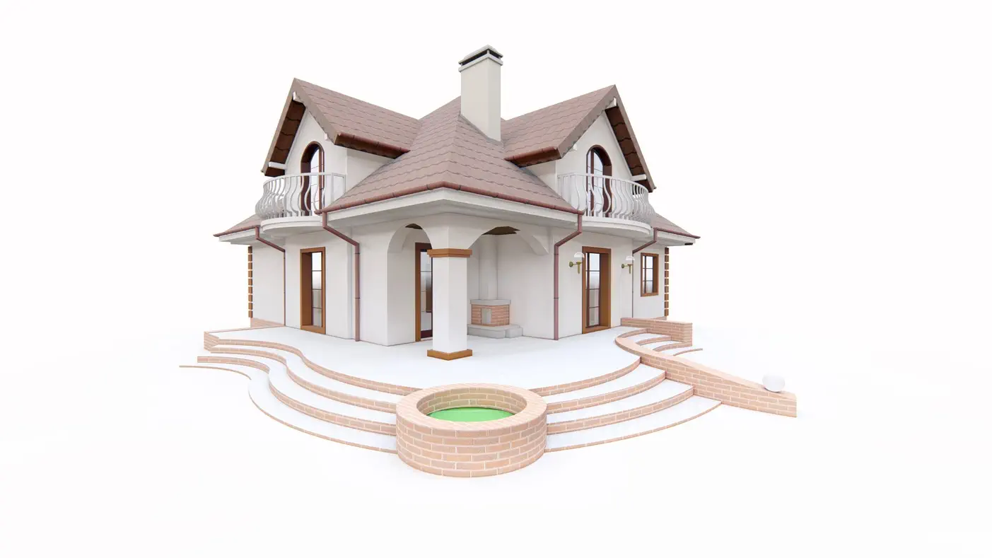 Z18 to wyjątkowy dom z kategorii projekty domów parterowych Gotowy projekt domu - Elegancki dom z poddaszem w stylu klasycznym, lukarnami i balkonami na piętrze