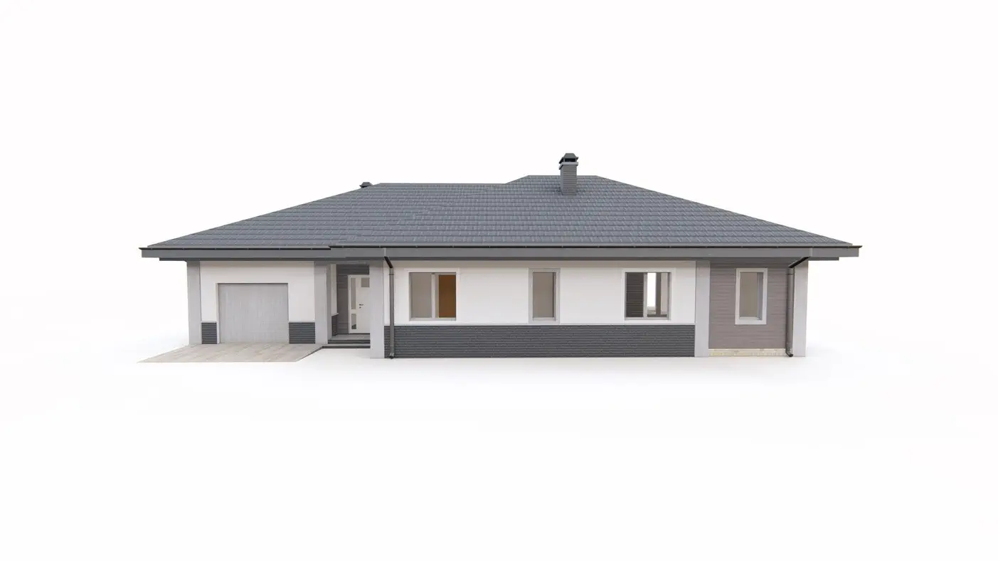 Mājas projekts  - Vienstāva dzīvojamās mājas projekts - Z22