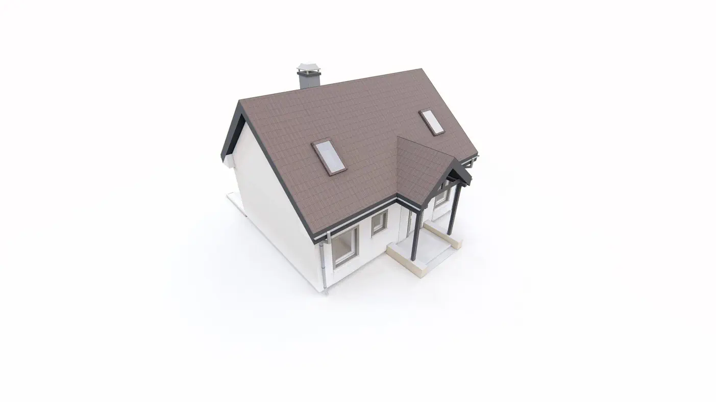 Mājas projekts  - Nelielas mājas projekts ar mansardu - Z32