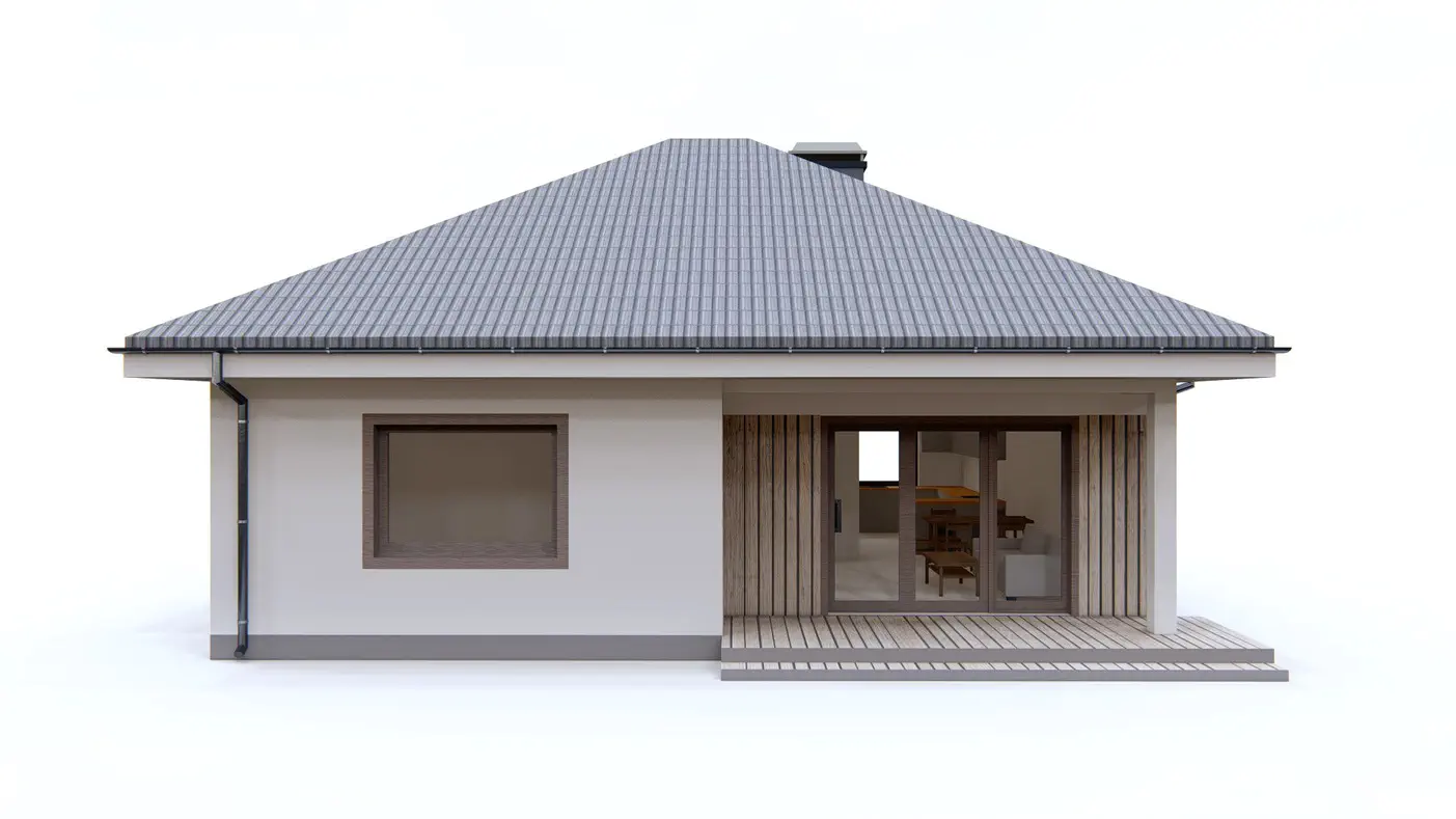 Mājas projekts - Nelielas vienstāvu mājas projekts - Z64