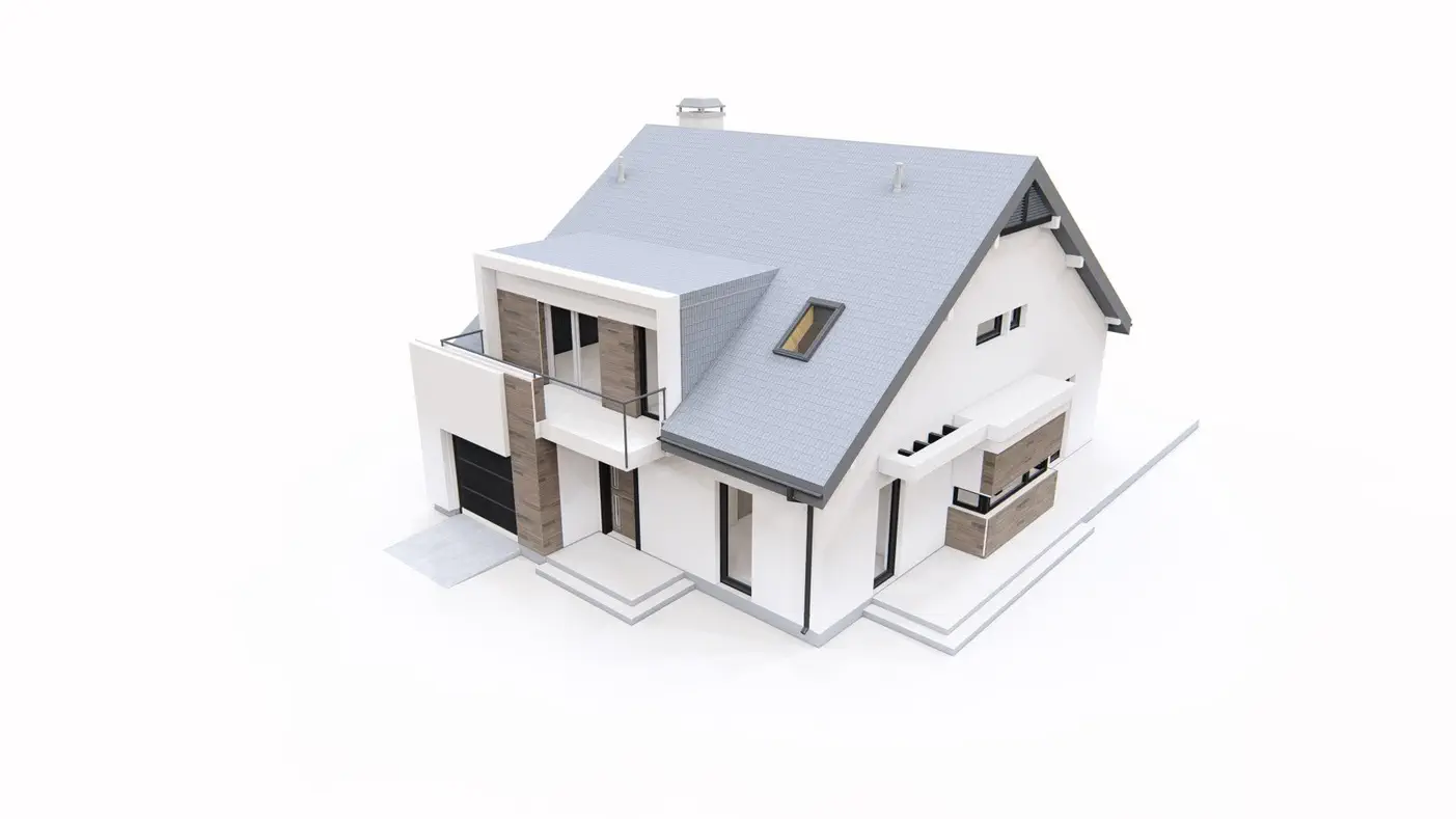 Mājas projekts - Divstāvu dzīvojamās mājas projekts - Z116