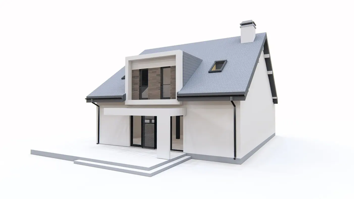 Mājas projekts - Divstāvu dzīvojamās mājas projekts - Z116