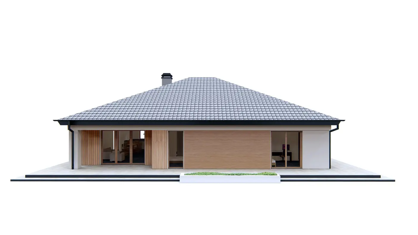 Mājas projekts - Nelielas vienstāvu mājas projekts - Z199