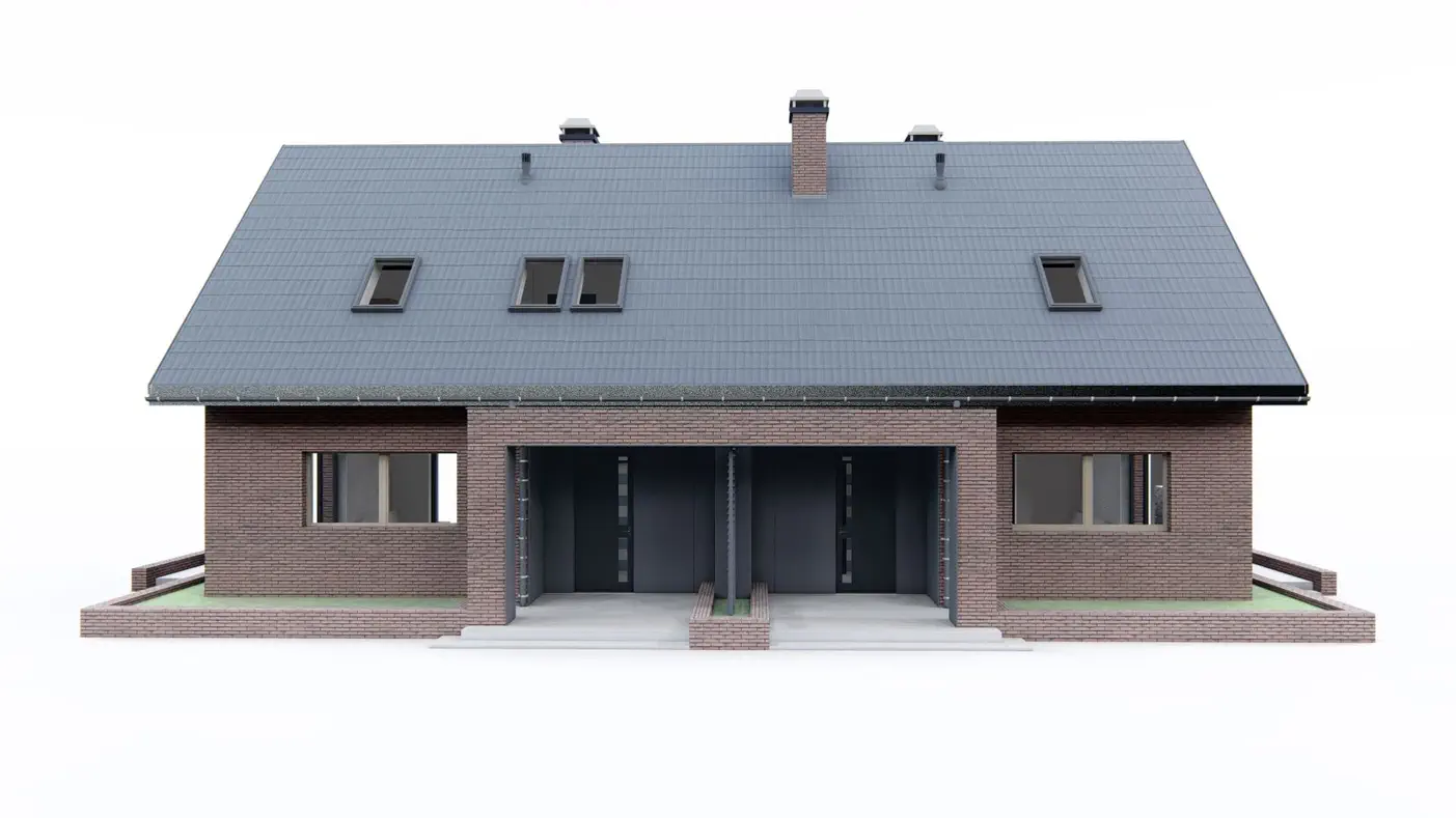 Mājas projekts  - Mājas projekts ar mansardu - Z351