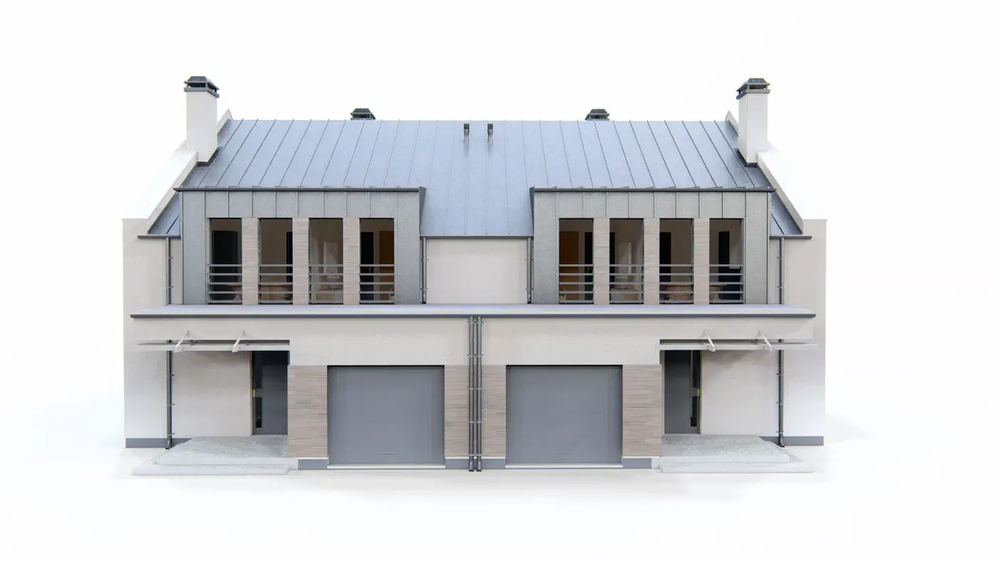 Mājas projekts  - Dvīņu mājas projekts - Zb5 duo