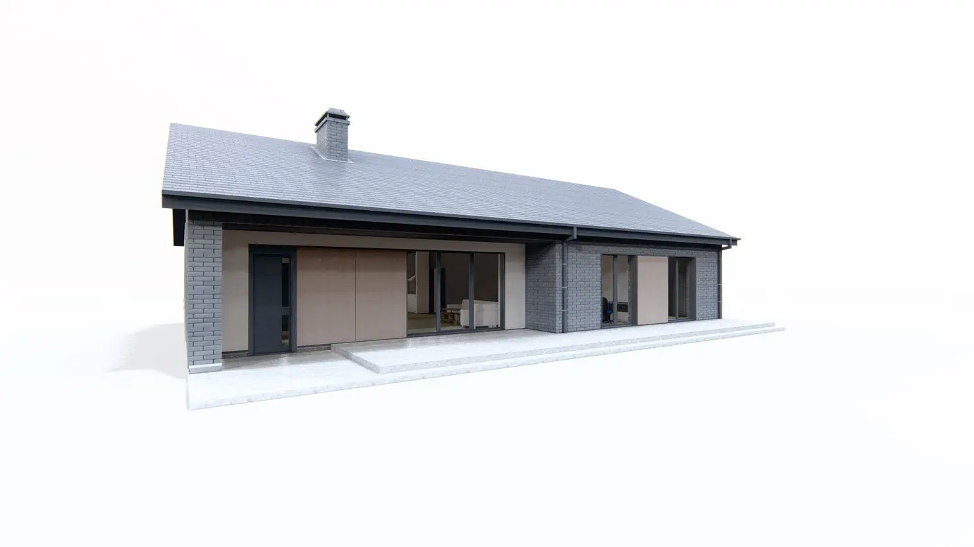 Mājas projekts  - Mājas projekts ar garāžu - Z387