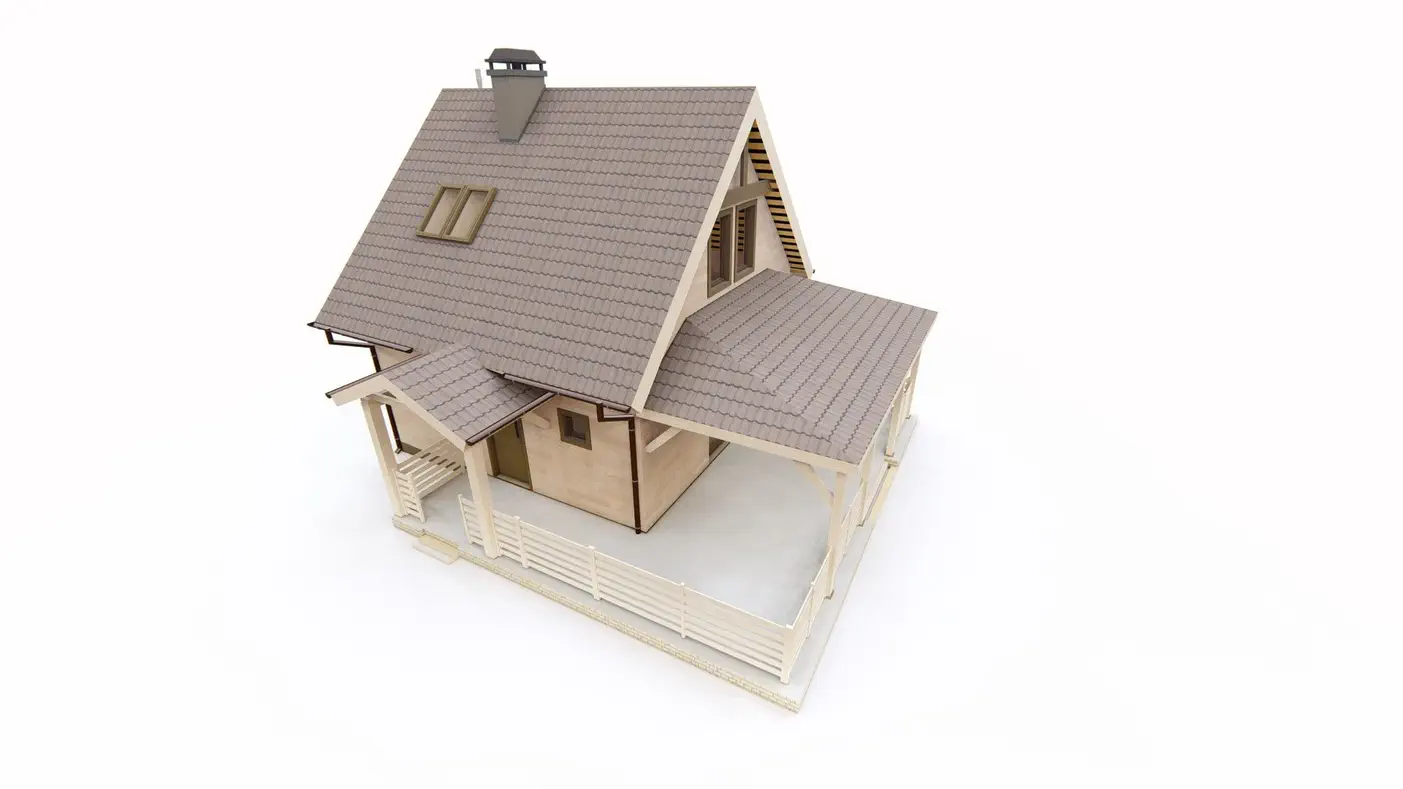 Mājas projekts  - Divstāvu mājas projekts - Z57 D